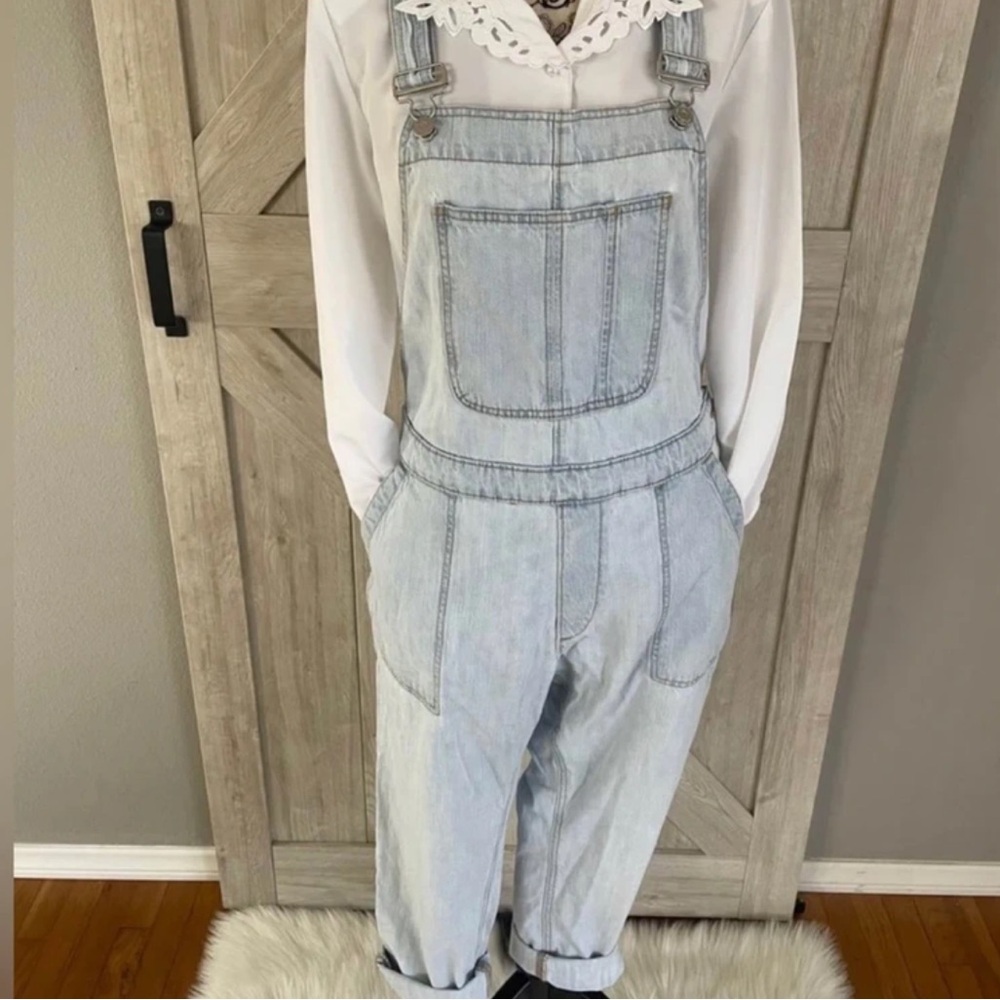GAP Light Blue Denim Jumpsuit